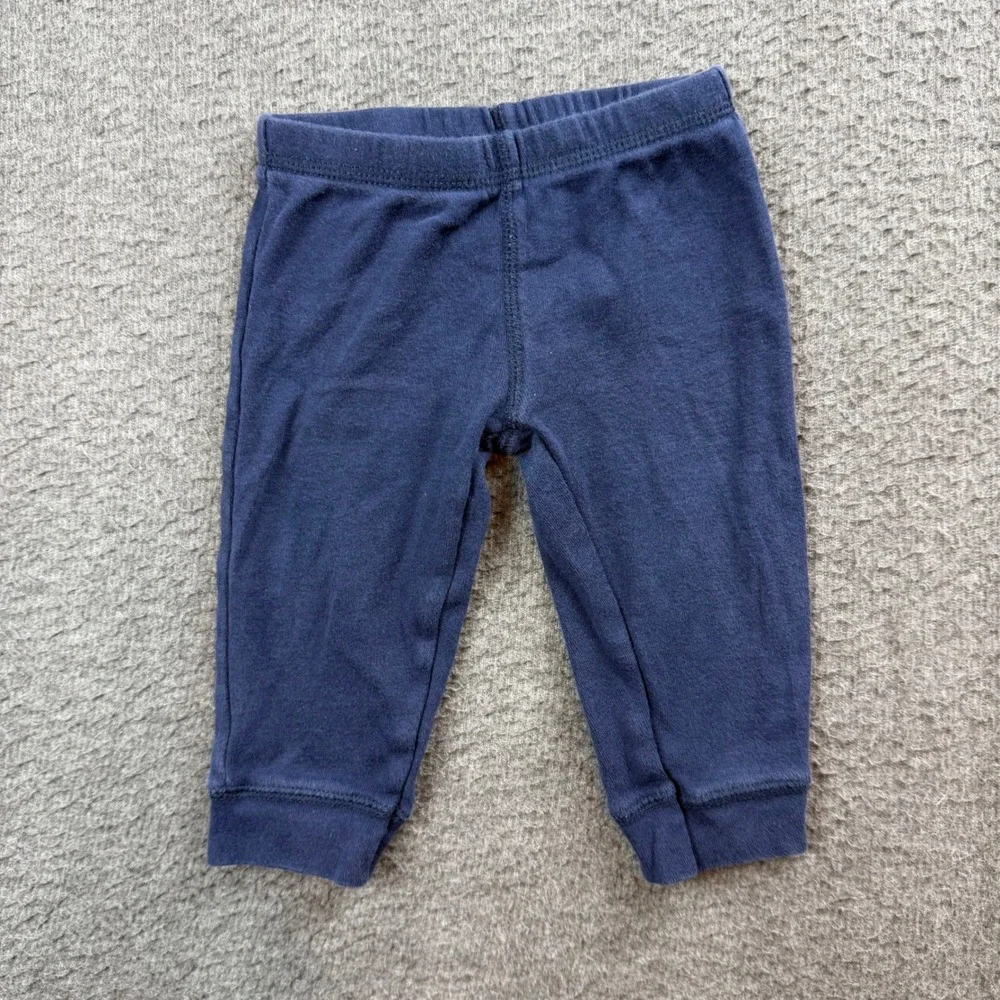 Carter's‎ Leggings Kids 9 Months Navy Blue Wolf Character Back Patch Pants